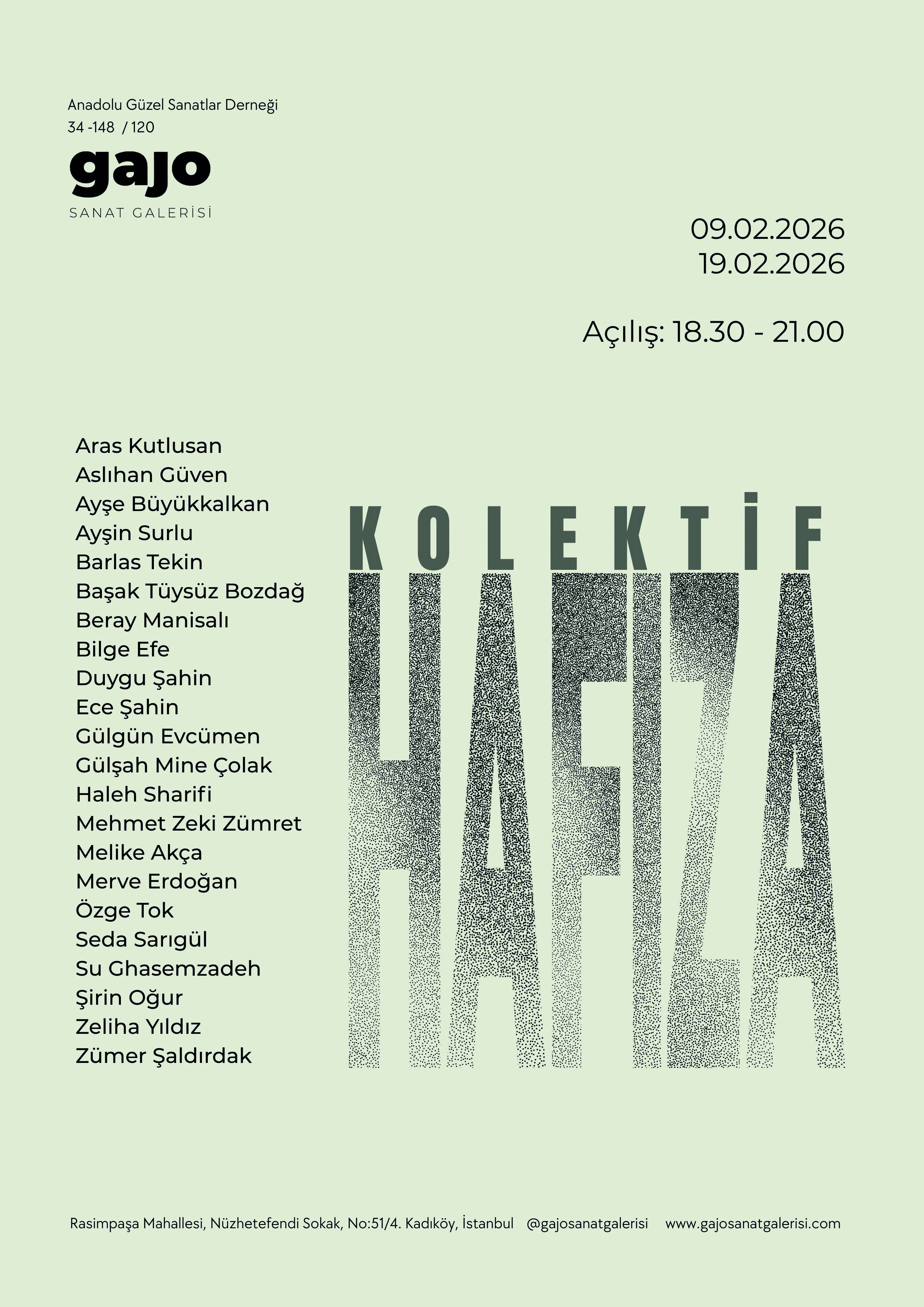 Gajo’nun “Kolektif Hafıza”sı 